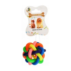 HZX Multicolor Knotted Ball Pet Toy