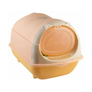 Multicolored Cat Litter Box With Scoop (35*35*50cm)