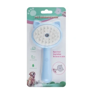 Group Tiger Blue &amp; White Cat Shaped Pet Brush