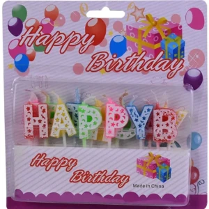 شمع هابي خلة ملون