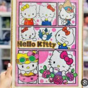 هالو كيتي رسم بالماس