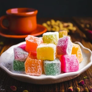 حلوى حلقوم الوان (( ربع كيلو ))