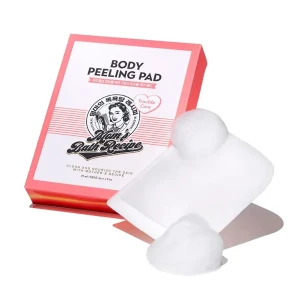 مومز باث ليفة تقشير الجسم لون وردي قطعة واحدة