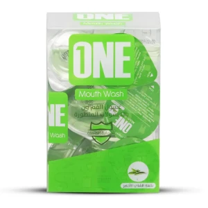 غسول الفم المتطورة بنكهة الشاي الاخضر من ذا ون تاتش 20 كبسولة