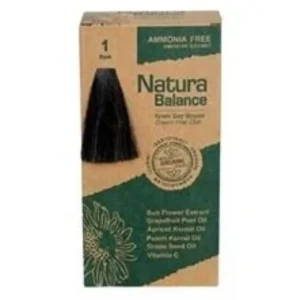 صبغة شعر التركيه العضويه رقم 1اسود (8699367127936