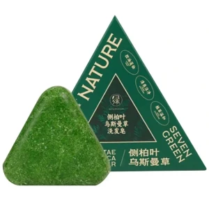   صابون عشبي للشعر منSEVEN GREEN    