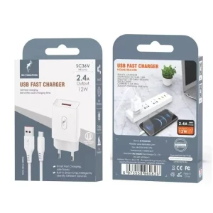  hkyoolphin usb fast charger 12w micro