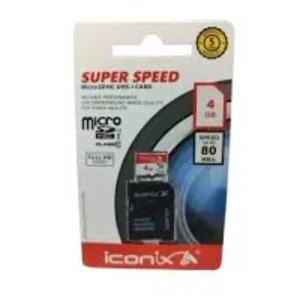 iconix microsdhc uhs-i card 4g