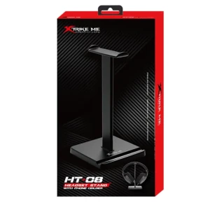 xtrike me ht 08 headset stand with mobile phone holder