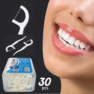 خله اسنان بلاستيك خيط