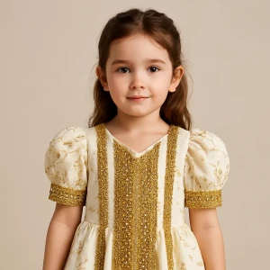 فستان بناتي 👗 ✨👍🩶