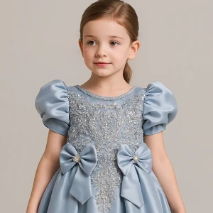 فستان بناتي 👗 ✨👍🩶