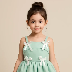 فستان بناتي 👗 ✨👍🩶