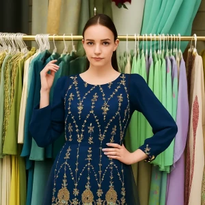 فستان هندي 👗 ✨👍🩶
