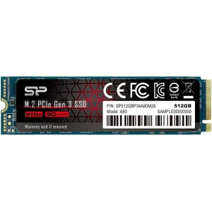 Silicon Power 512GB PCIe Gen3x4 P34A80 NVME