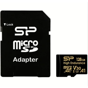 Silicon Power 128GB Golden Series High Endurance microSDXC UHS-I 