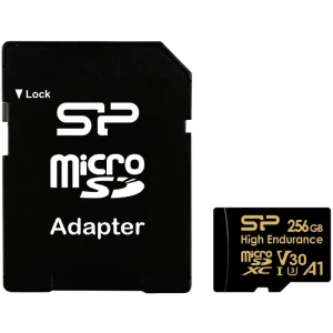 Silicon Power 256GB Golden Series High Endurance microSDXC UHS-I 