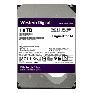 Western Digital WD181PURP 18TB WD Purple Pro Surveillance Interna