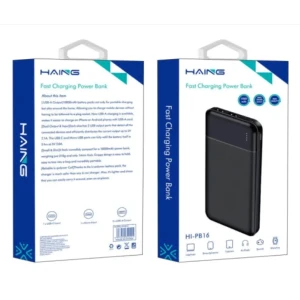 HAING Fast Charging Power Bank 10000mAh -Black