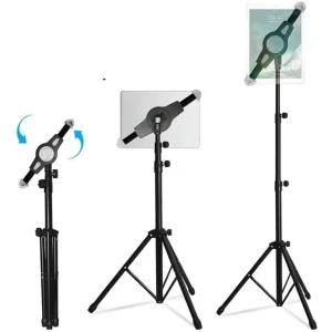 Tripod Mount Floor Stand Multi-direction for iPad , Kindle HD, Sa