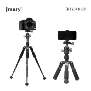 Jmary KT25-H30 Portable Extendable Desktop Aluminum Tripod Kit