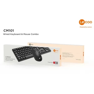 Lenovo Lecoo CM101 Wired Home Office Keyboard and Mouse Combo Set