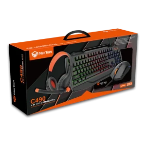 Meetion C490 4in1 RGB Backlight Wired Gaming Kit
