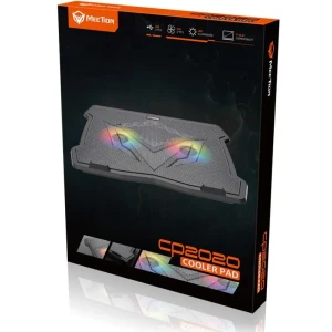 Meetion 2 Fans LED Gaming Cooling Pad