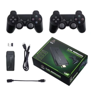 M8 Video Game Console 2.4G Double Wireless Controller Gamepad