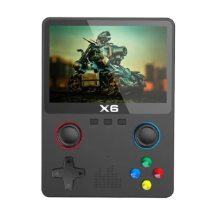  X6 3.5 Inch Screen Handheld Game Console 3000 Games