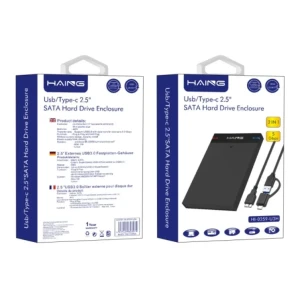 HAING USB Type-c 2.5&amp;quot; SATA Hard Drive Enclosure