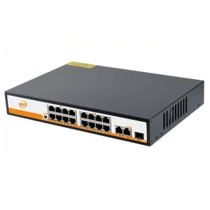 YC Smart 16 Port 2 Uplink 1 SFP 10/100/1000 POE Swit