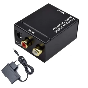  RCA-OPTI Analog to Digital Optical Audio Converter