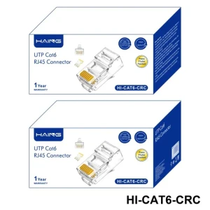 HAING UTP Cat6 RJ45 Connector 100 Pcs