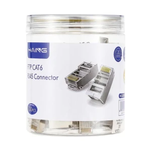 HAING FTP CAT6 RJ45 Connector 100-pack