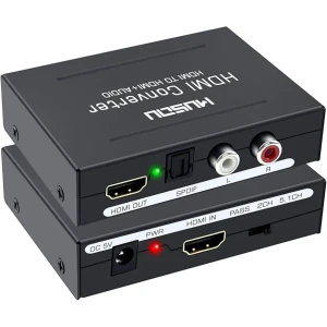 HDMI to HDMI + Audio Extractor Repeater HDMI to 5.1 spdif digital