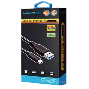HAING USB Male to Type C Male Cable 1M
