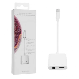 Aux123 Lightning to 3.5mm Audio &amp; Connector &amp; Charge Adapter