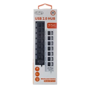 Kai Ping 7 Port Hi-Speed 480mbps USB 2.0 Hub