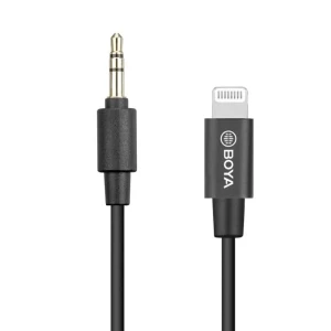 BOYA 3.5mm Male to Apple MFi Male Certified Lightning Adapter 