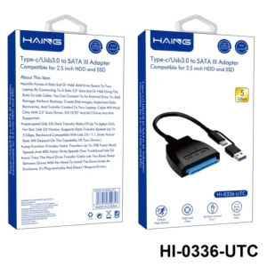 HAING USB3.0/TYPE-C to SATA Ill Adapter