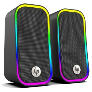 HP DHE-6004C Multimedia Wired RGB Speakers 3.5mm+USB