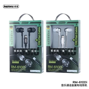 Remax RM-610Di Metal Wired Earphone For Music &amp; Call