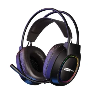 Lenovo Over ear 360° Stereo Sound Gaming Headphone Headset 3.5mm.