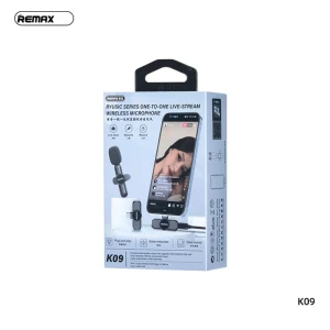 Remax K09 Ryusic Series One-to-One Live Stream Wireless Microphon