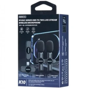  Remax Ryusic Series One-to-Two Live Stream Wireless Microphone