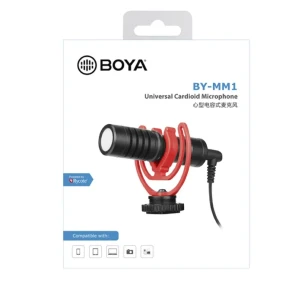 Boya BY-MM1 Universal Cardioid Wired Microphone