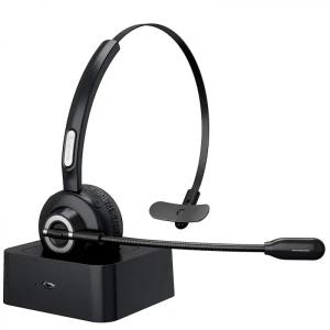 Wireless Headset with Stand Rechargeable