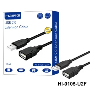 HAING HI-0105-U2F USB 2.0 Extension Cable