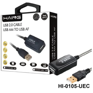 HAING HI-0101-UEC-10M USB 2.0 Cable USB AM to USB AF